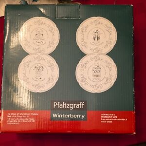 Pfaltzgraff 12 Days Of Christmas Plates Days 9-12